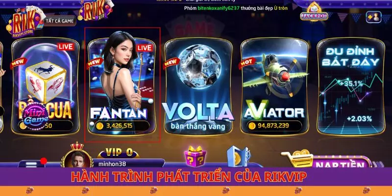Hành trình phát triển của RIKVIP