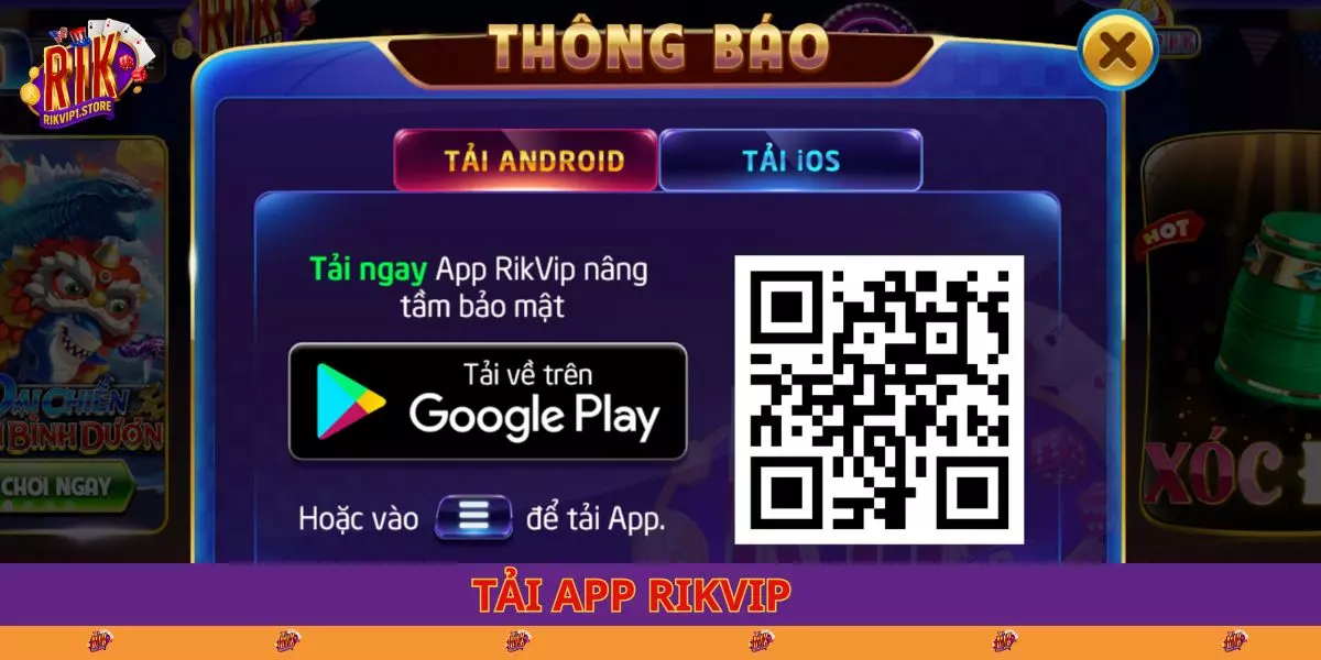Tải App RIKVIP
